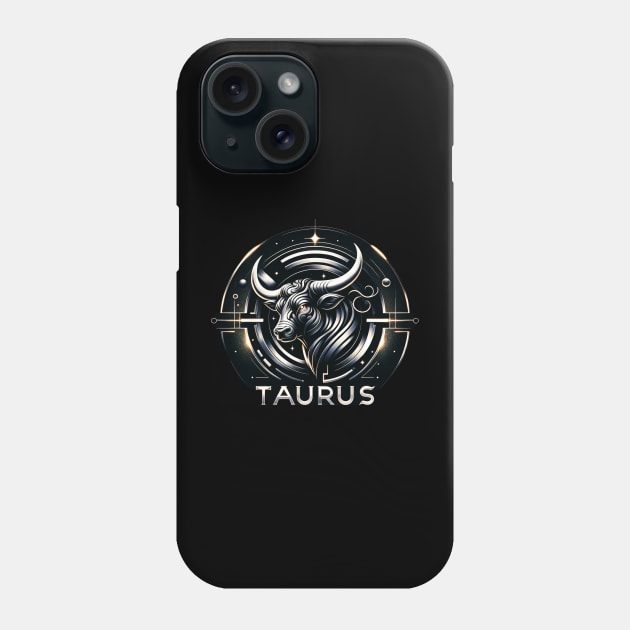 Celestial Taurus Emblem Apparel Phone Case by crazytshirtstore