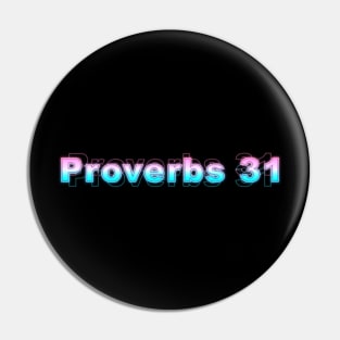 proverbs 31 Pin