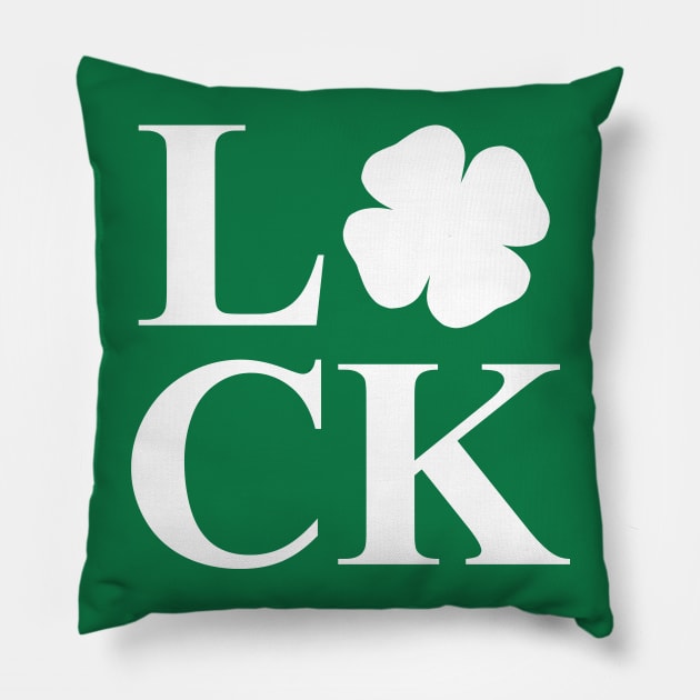 Pop Luck II Pillow by flimflamsam
