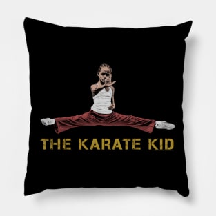 split karate kid Pillow