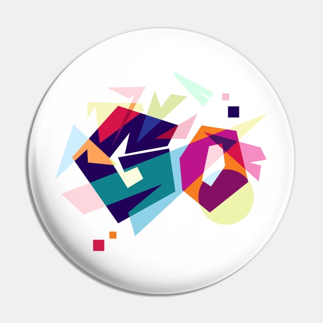 pop art go Pin by AlfinStudio