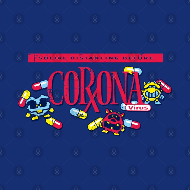 Corona Virus Retro Video Game by SaltyCult