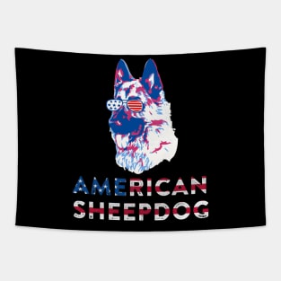 American Sheepdog Tapestry