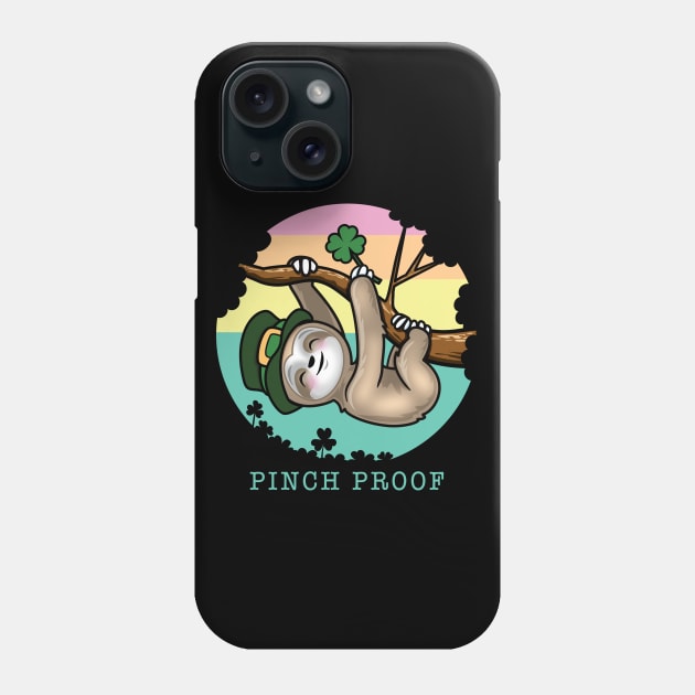 Pinch Proof St. Patrick’s Day Lucky Sloth Phone Case by PnJ