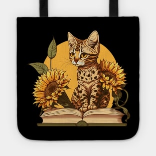 Bengal Cat Reader Tote