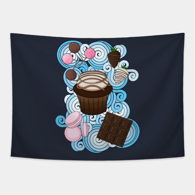 Sweet Treats Tapestry by PNFDesigns