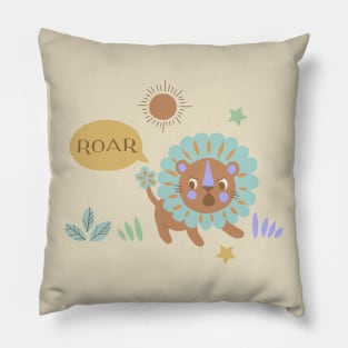 Lion Roar Pillow