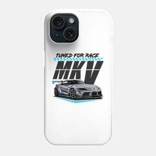 JDM-TOYOTA SUPRA MK5 - SILVER Phone Case