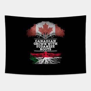 Canadian Grown With Sudanese Roots - Gift for Sudanese With Roots From Sudan Tapestry