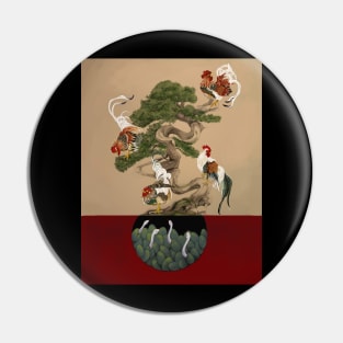 chicken tree Pin