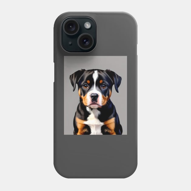 Pitweiler Puppy 08 Phone Case by Jaymz Weiss Designz