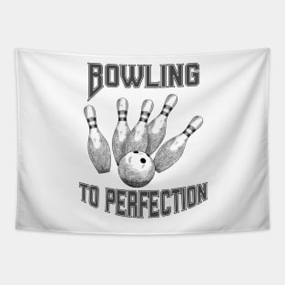 Bowling to perfection Tapestry