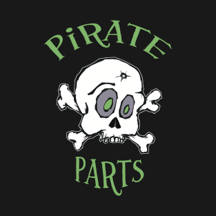 Pirate Parts Green Letters T-Shirt