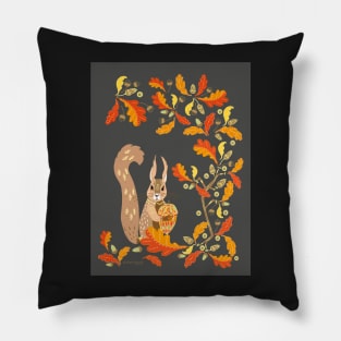 Squirrel Magic woods Pillow