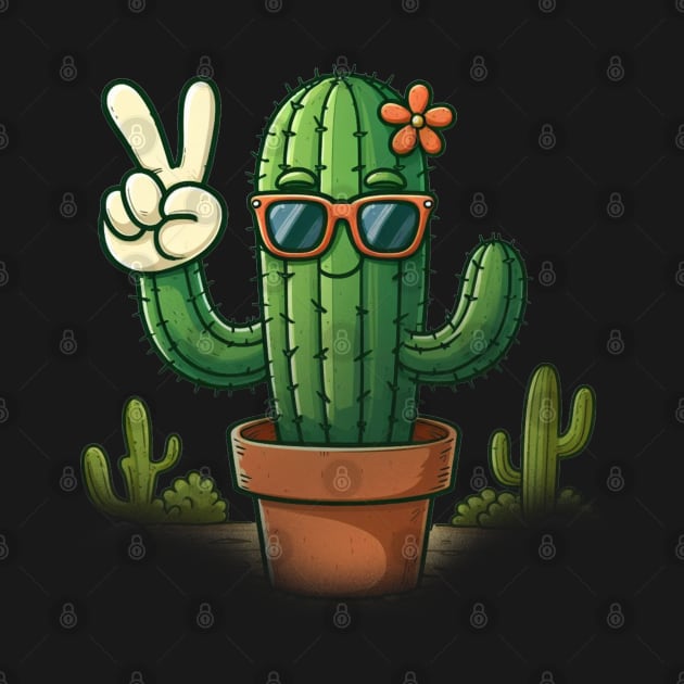 Peaceful Happy Cactus - Plant by DarkWave