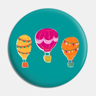 Hot Air Balloons Pin