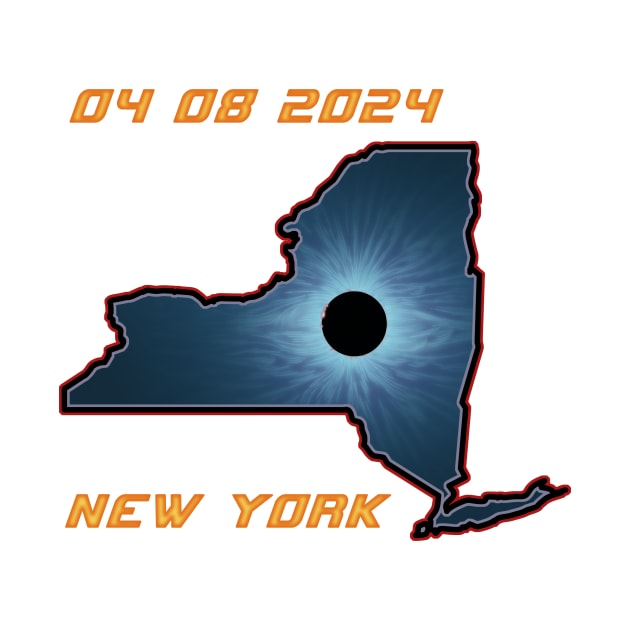 New York 2024 Total Solar Eclipse by Victopia