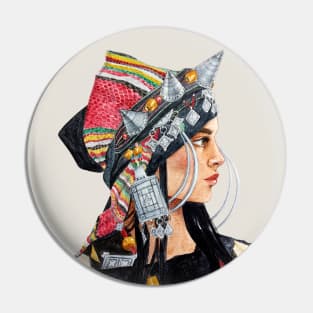 Amazigh girl Pin