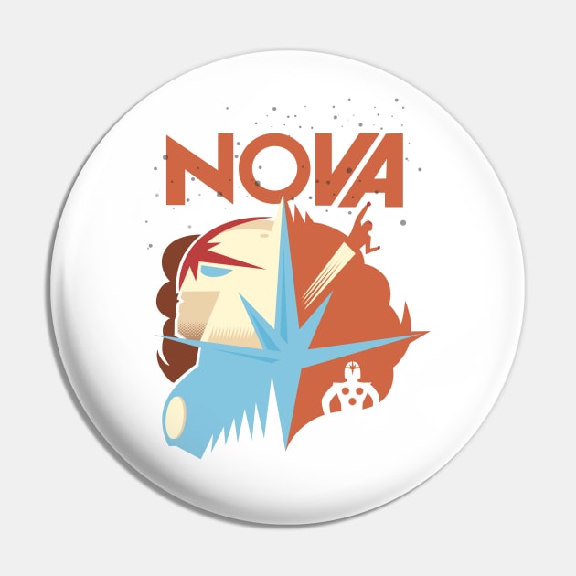 Nova, The Human Rocket! Pin by KevinTiernanDesign