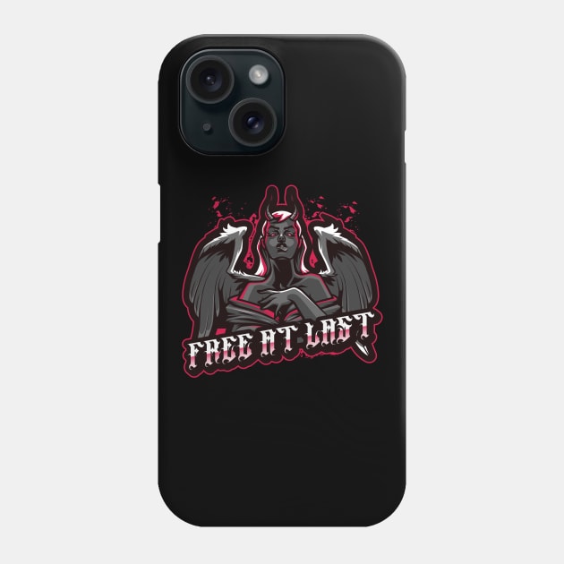 FREE AT LAST Phone Case by WiredMind