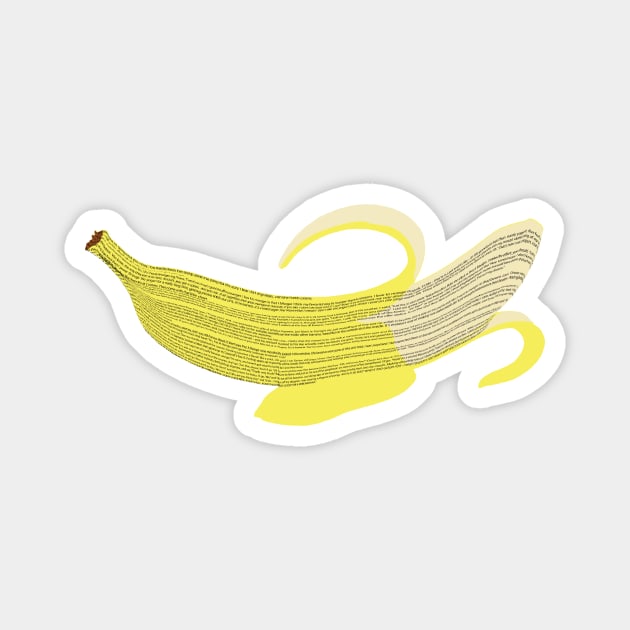 BananA Manger Magnet by MarzipanMushroom