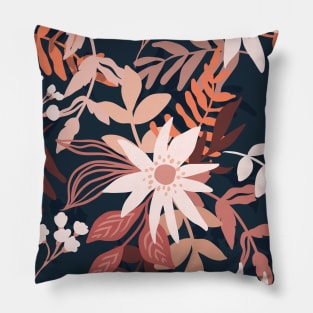 Botanical Floral Seamless pattern 1 Pillow