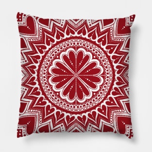 Love Valentine Mandala Pillow