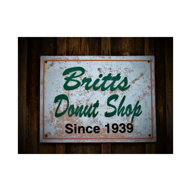 Britt's Donut Shop Sign 1 by Cynthia48