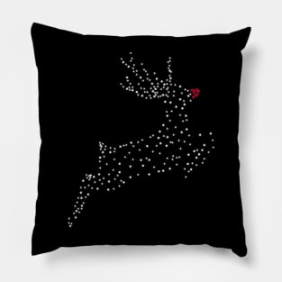 Red Nose Reindeer Pillow