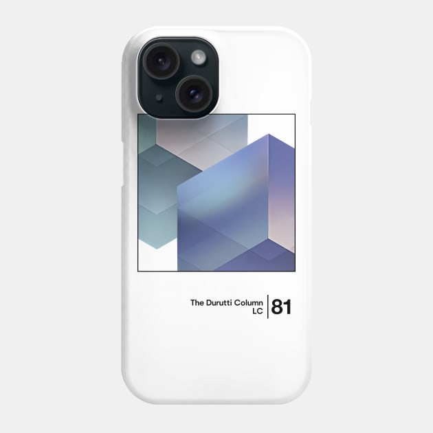 The Durutti Column - LC / Minimal Graphic Design Tribute Phone Case by saudade