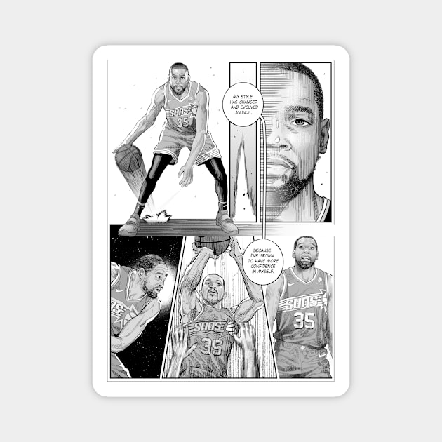 Kevin durant Magnet by OMNI:SCIENT