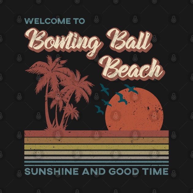 Bowling Ball Beach Retro Sunset - Bowling Ball Beach by Mondolikaview