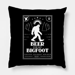 Beer for My Bigfoot Pillow