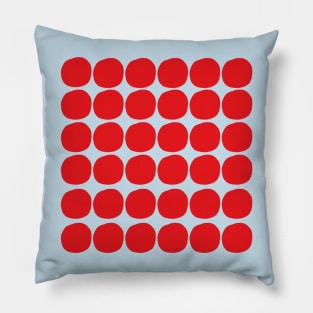 Red dots pattern Pillow