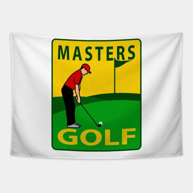 MASTERS GOLF PGA Tapestry by canzyartstudio