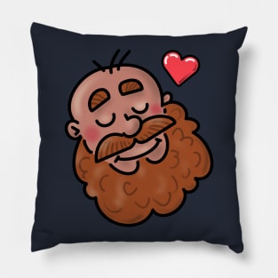 Beard Daddy Love Pillow