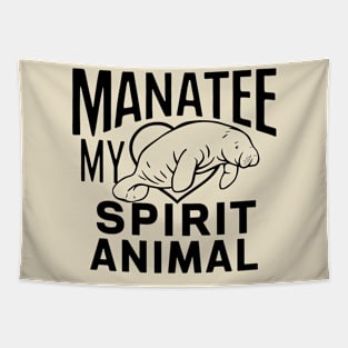 Manatee My Spirit Animal Tapestry