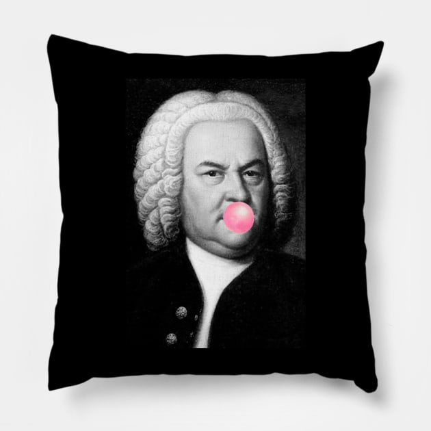 Johann Sebastian Bach Pillow by TheMusicophile