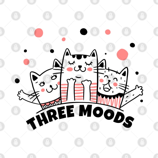 Three Cats Three Moods by hsayn.bara