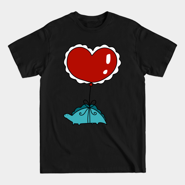 Disover Heart Balloon Stegosaurus - Stegosaurus - T-Shirt