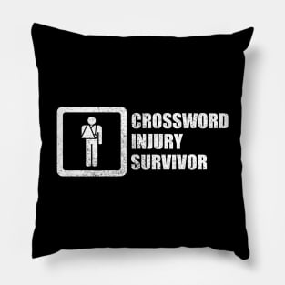 Crossword Injury Survivor Pillow