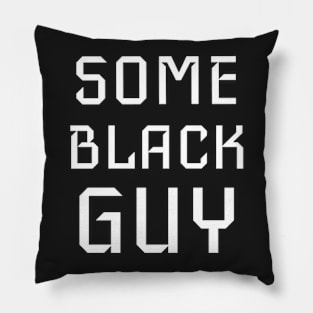 BasicBlackGuy Pillow