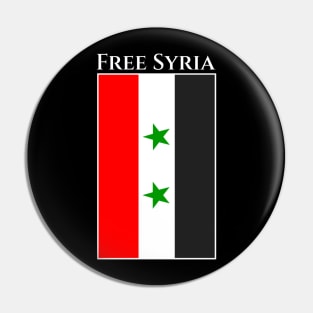Free Syria Pin