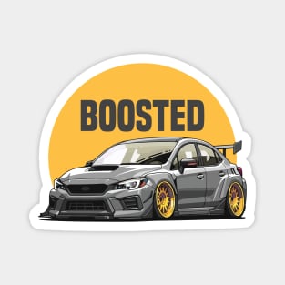 WRX STI Car Art - Subaru Impreza Boosted Modified JDM Car Magnet