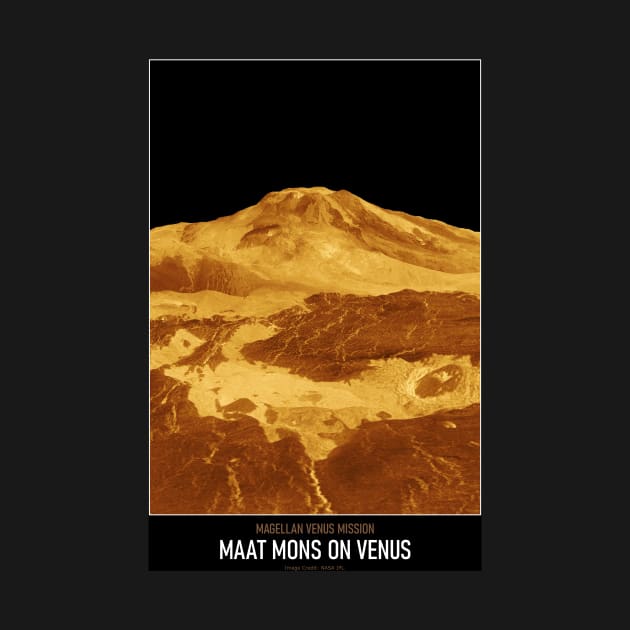 High Resolution Astronomy Maat Mons on Venus by tiokvadrat