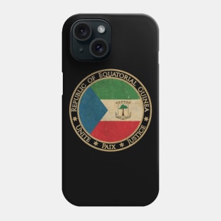 Vintage Republic of Equatorial Guinea Africa African Flag Phone Case