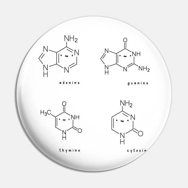 Kawaii DNA Pack Pin by Sofia Sava