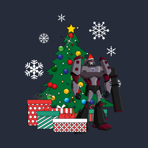 Megatron Around The Christmas Tree Transformers by Nova5