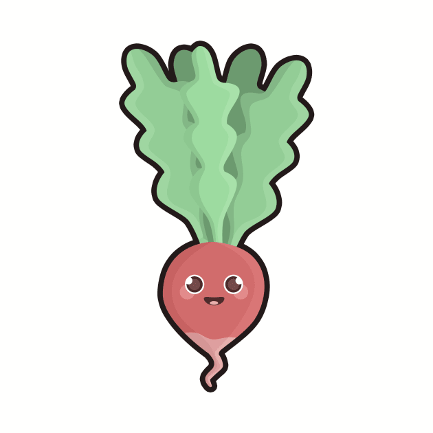 Kawaii Radish by KawaiiNir