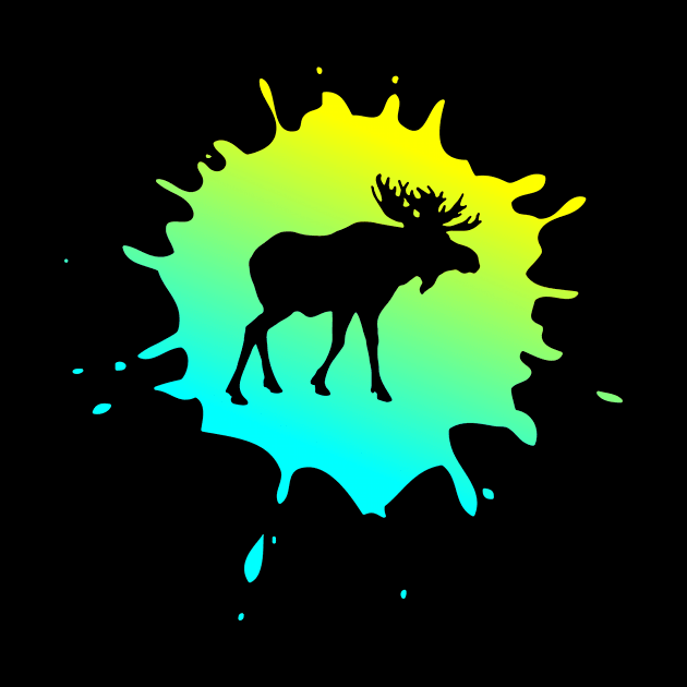 Men or Boys Moose by JKFDesigns